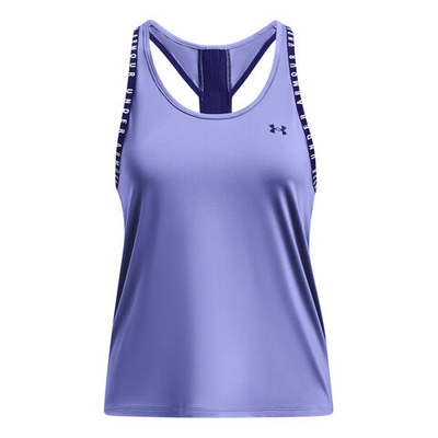 Женская теннисная майка Under Armour Knockout Tank Top Women - Lilac, Dark Blue