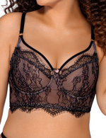 Бюстгальтер на косточках с дополнительными боковыми поддержками (Размер: 70J) (Цвет: черный)