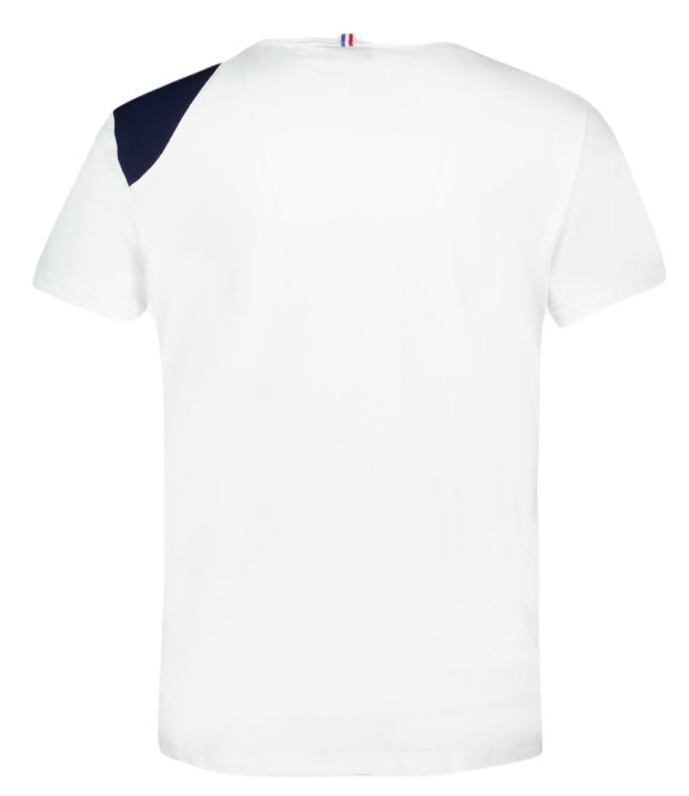 Мужская теннисная футболка Le Coq SAISON 1 Tee Short Sleeve N°1 SS23 - new optical white