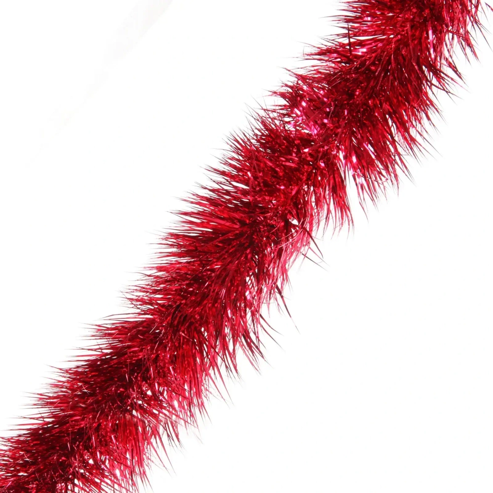 Мишура «Сияющая роскошь» 2 м 10,5 см, Красный