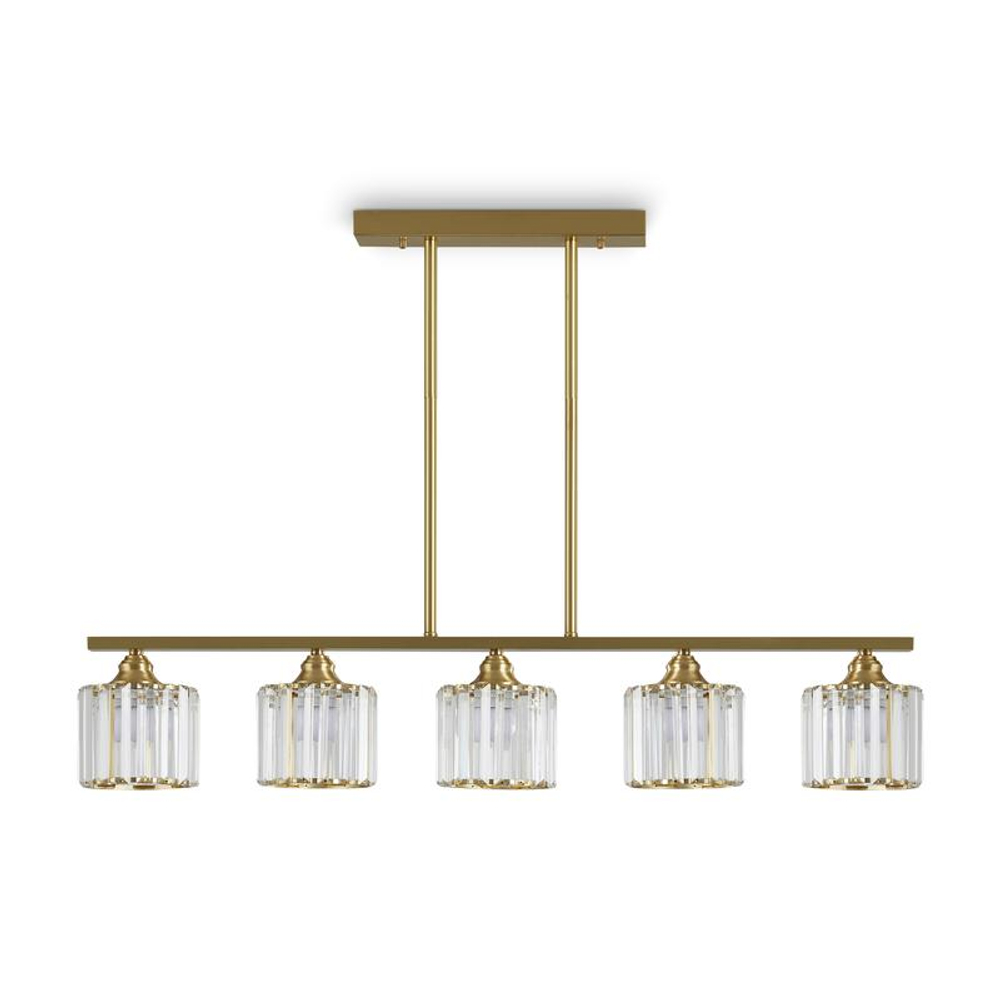 Люстра Ferrera 200Вт E27х5 IP20 Freya FR5474PL-05G