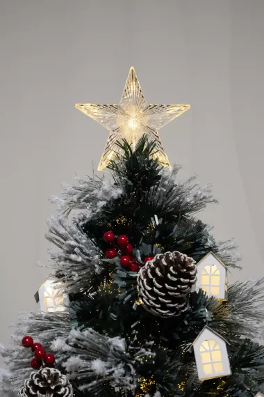 Оптоволоконная елка с LED лампочками Сказочная 150 см., леска+пвх, контроллер (Т2121-150)