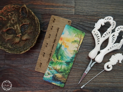 Линейка для определения каунтов канвы "Сезоны"