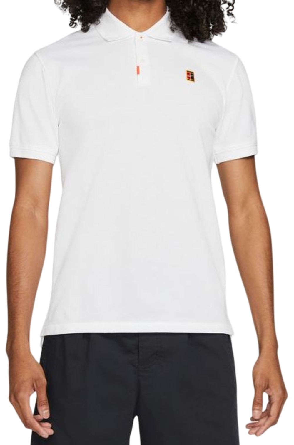 Мужское теннисное поло Nike Polo Dri-Fit Heritage Slim2 M - белый