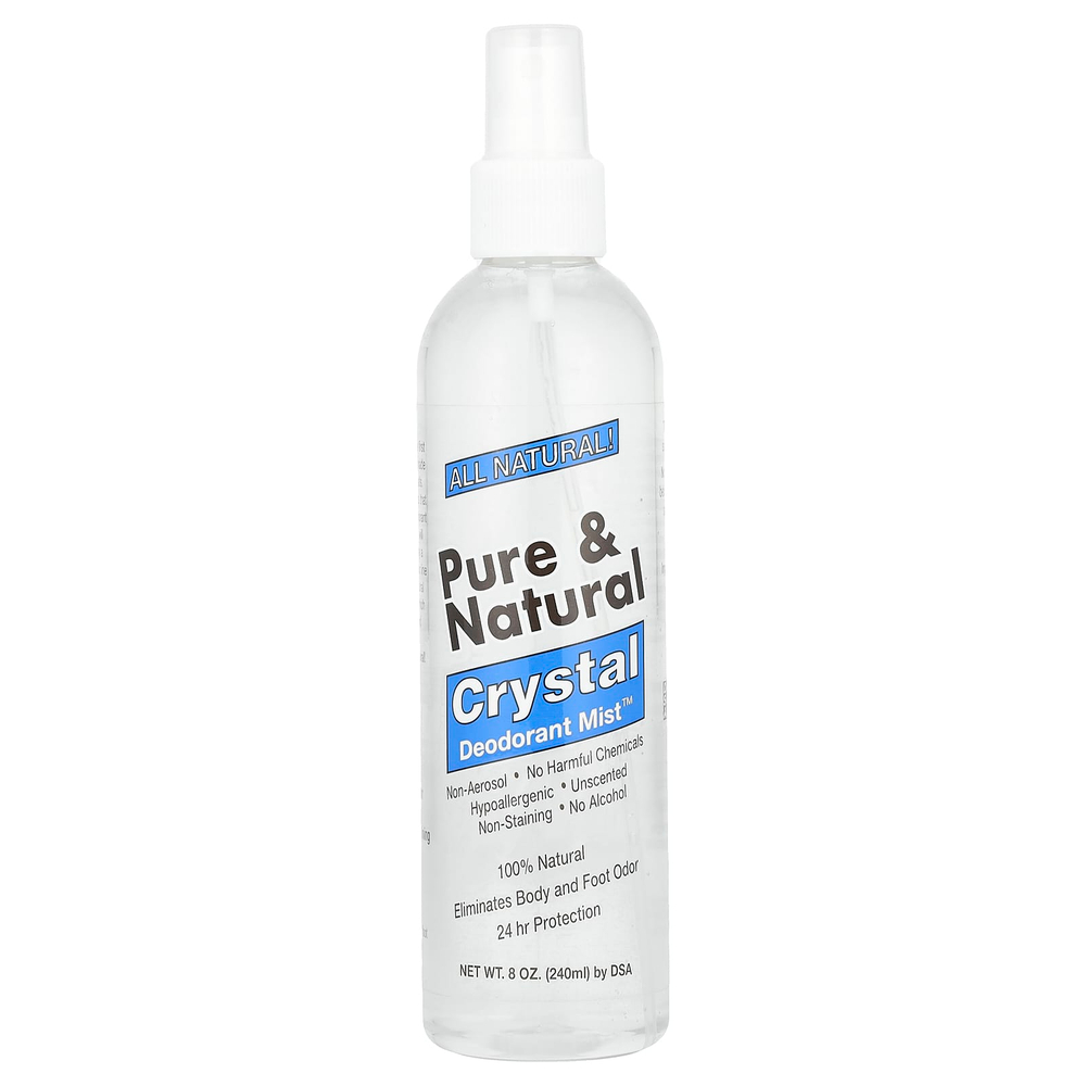Thai Deodorant Stone, Pure & Natural, Crystal Deodorant Mist™, дезодорант без отдушки, 240 мл (8 унций)