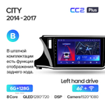 Teyes CC2 Plus 10,2" для Honda City, Grace 1  2014-2017