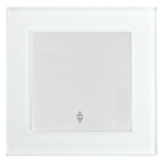 Переключатель 1-клавишный STEKKER GLS10-7005-01, 250В, 10А, серия Катрин, белый 39244