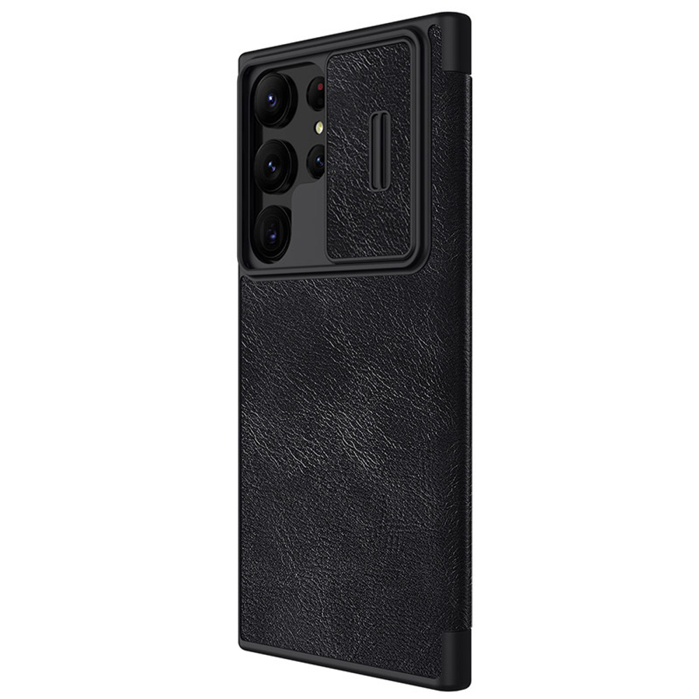 ✓ Кожаный чехол книжка от Nillkin для Samsung Galaxy S23 Ultra, серия Qin  Pro Leather с защитной шторкой для камеры - купить по отличной цене 🤑 в  интернет магазине caseport в Москве и СПб