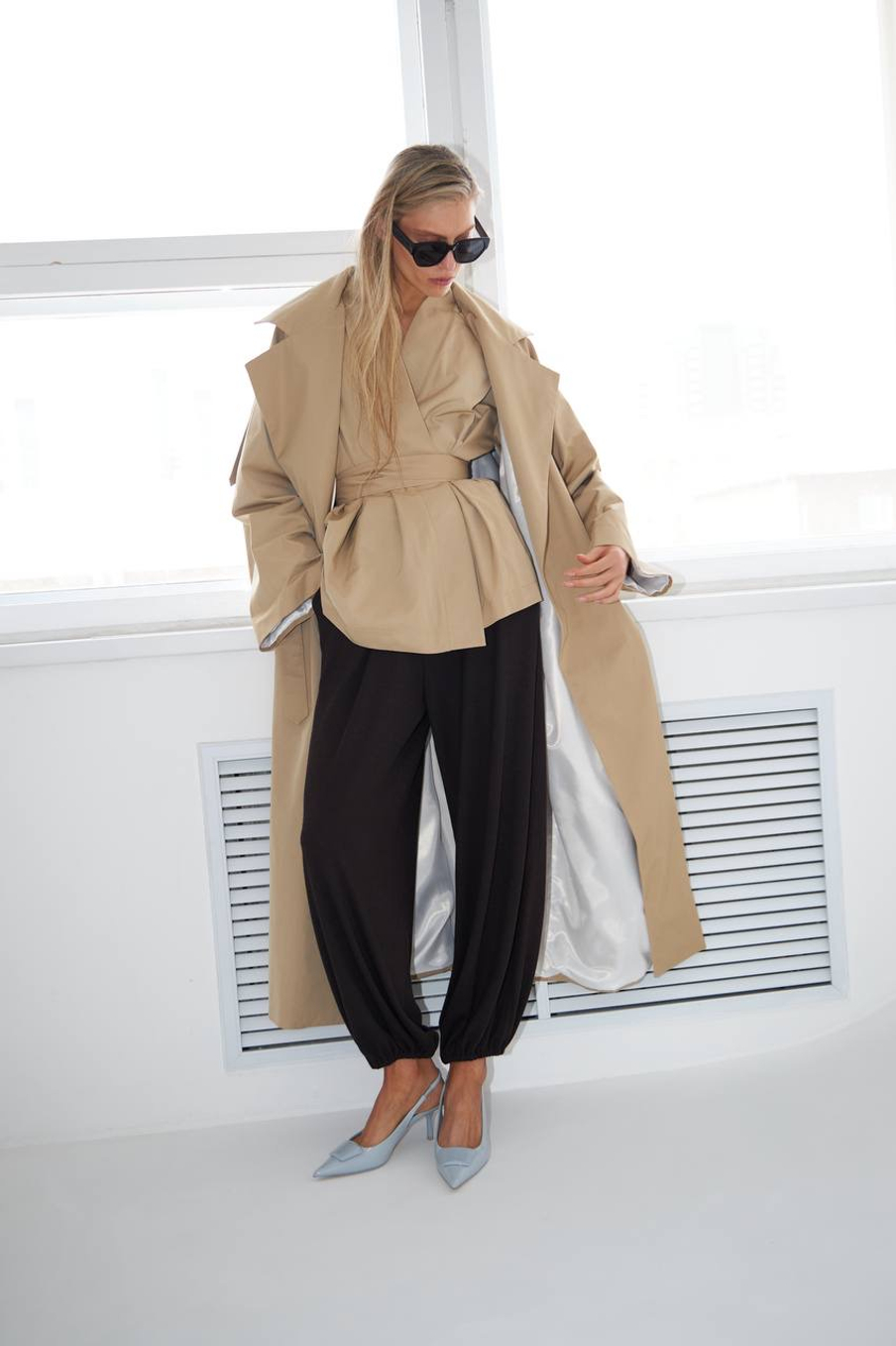 Тренч двухслойный