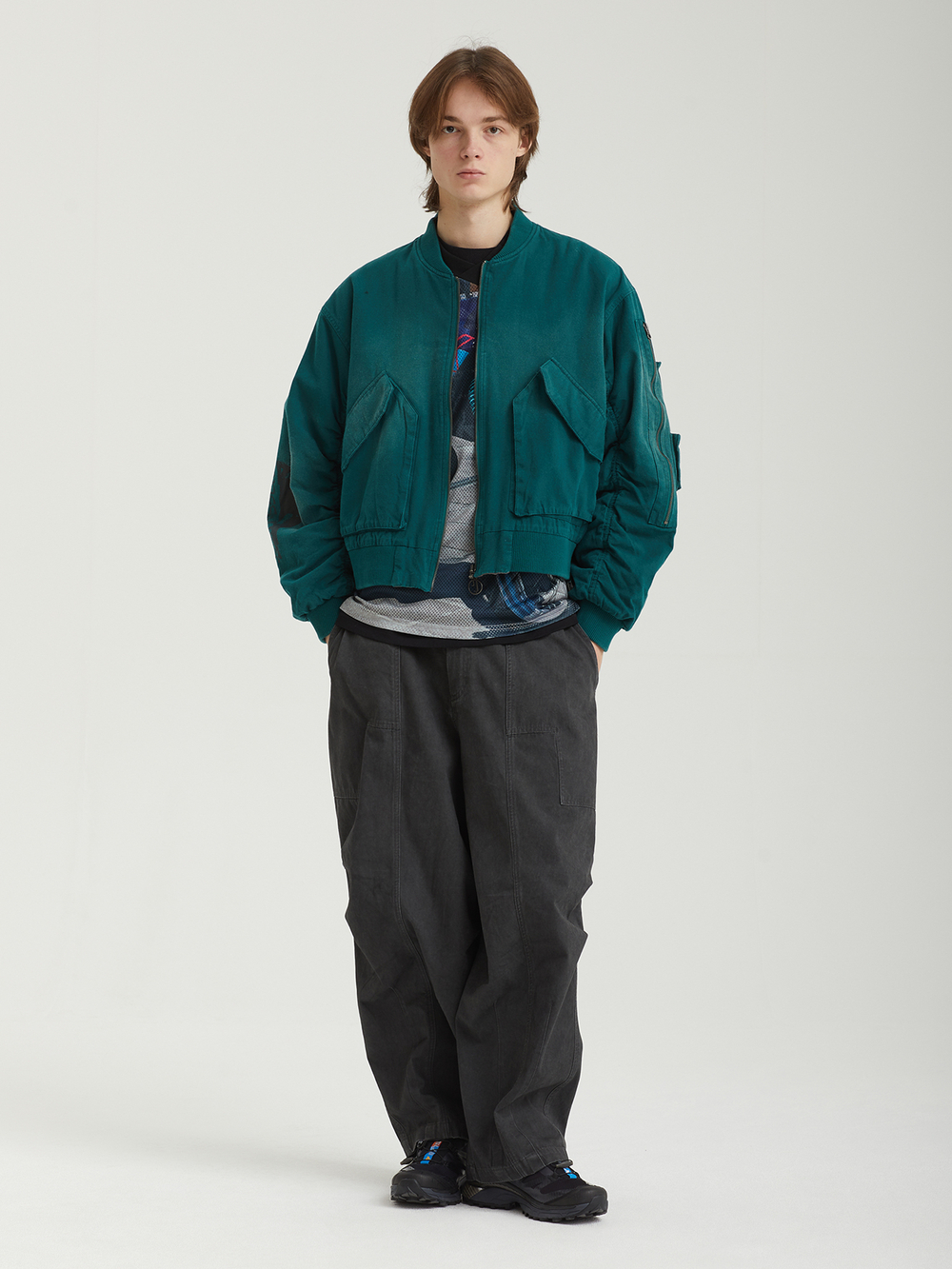 Мужской Бомбер All The Flowers Reversible