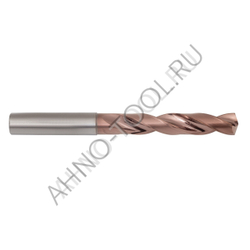 Сверло 11.1мм  твердосплавное 5D без подвода СОЖ. SP-X800051110 VHM AHNO по стали, чугуну, нерж. и ж