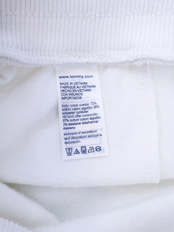 Шорты Tommy Hilfiger Embroidered Tommy Logo Fresh White