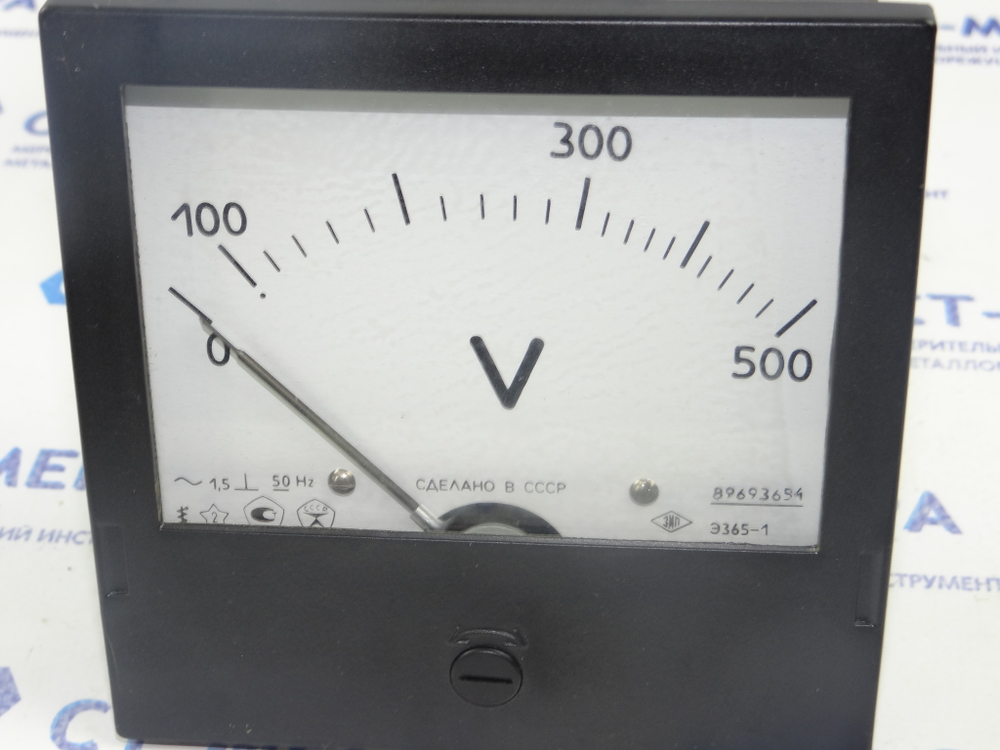 Вольтметр Э365-1 (0-500V)