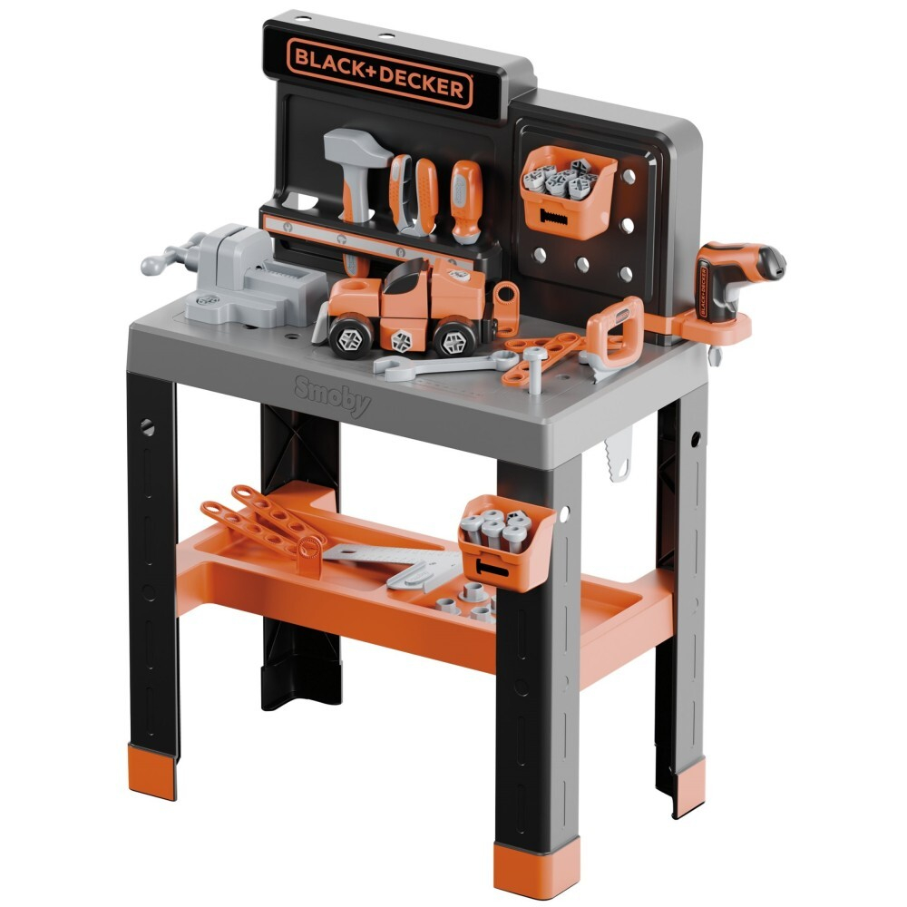 Smoby - Black & Decker Bricolo Center Workshop + 79 аксессуаров 360740