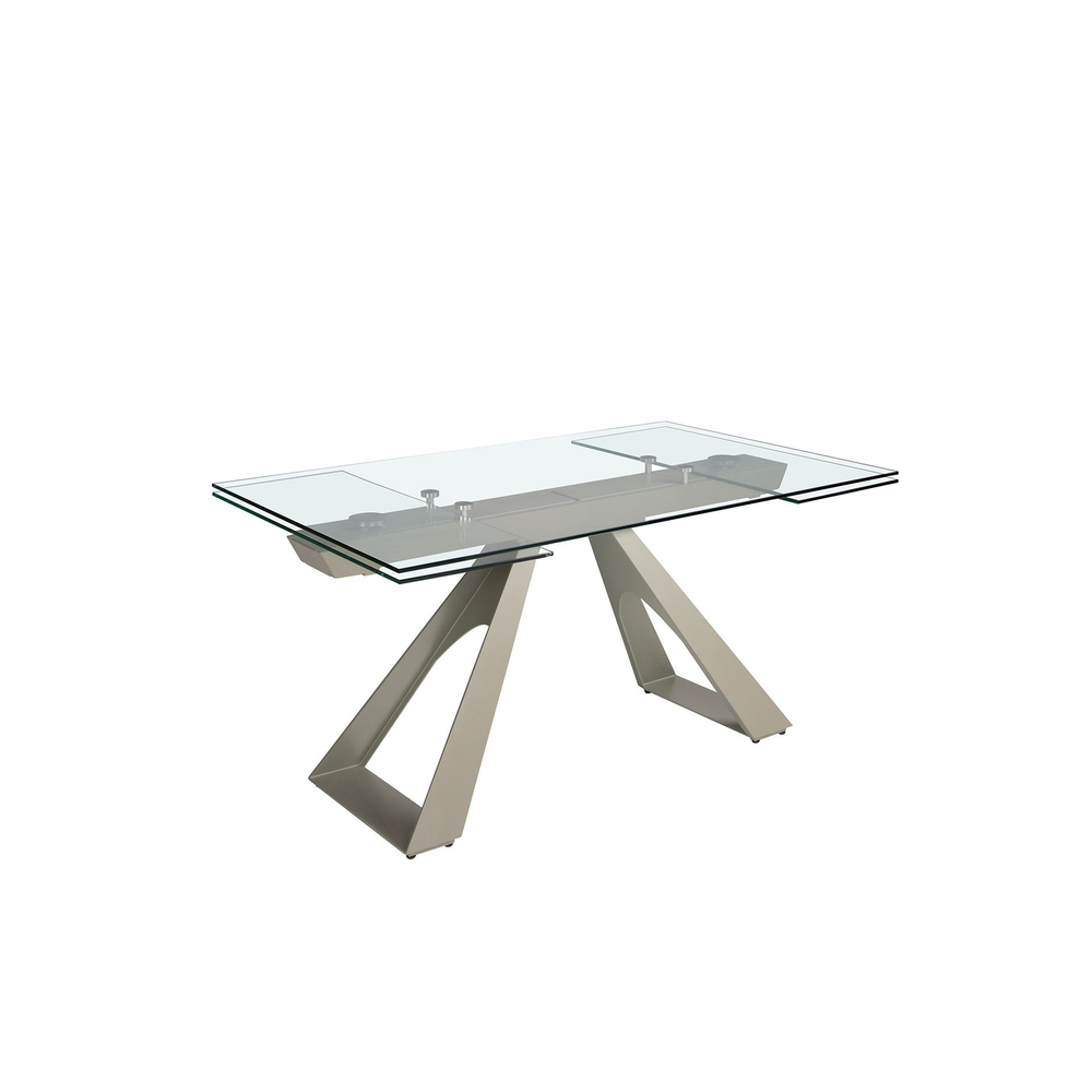 Раздвижной обеденный стол Angel Cerda 1125/MC22052DT из закаленного стекла 160/200/240 x 90