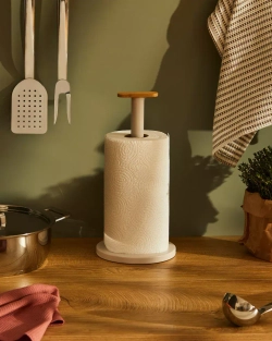 Alessi - Держатель для бумажных полотенец Mattina, темно-серый / артикул   BG05 DG  / GTIN 8003299469796