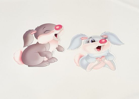 Набор для декора Зайцы, 9шт