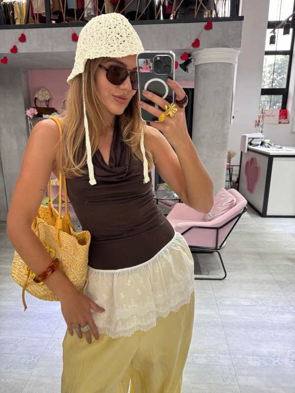 Косынка набедренная молочный