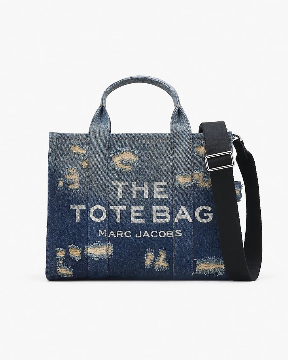 Сумка MARC JACOBS THE RIP AND REPAIR DENIM MEDIUM TOTE BAG “Punk Indigo”