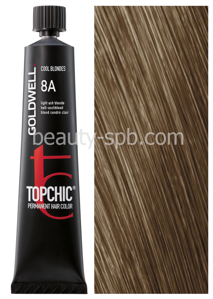 Goldwell Topchic 8A светло-русый пепельный 60 мл