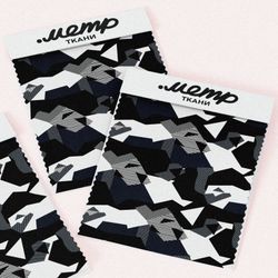 Ткань шифон геометрические фигуры