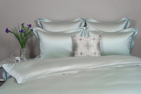 Постельное белье 2 спальное евро макси Сlaire Batiste Atelier Loire мятное