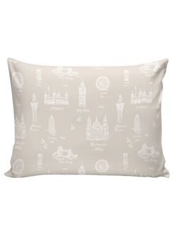 Постельное белье Сказка "Туманный альбион/Лутон" 1,5-сп Наволочка 50х70 см 1 шт Простынь на резинке 90х200 см Пододеяльник 145х215 см, перкаль