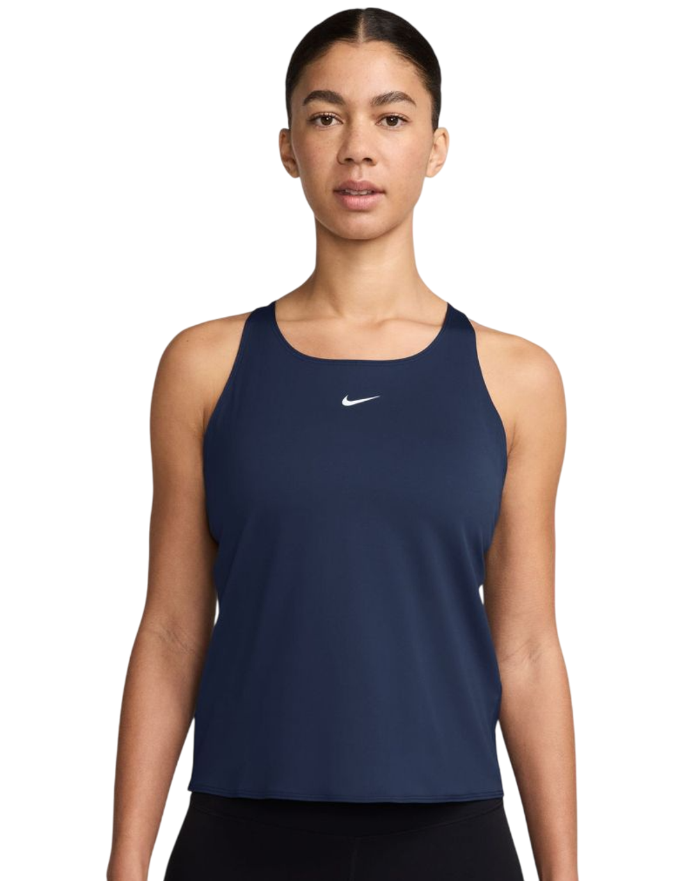 Женский топ теннисный Nike Dri-Fit Pro Tank - midnight navy/white