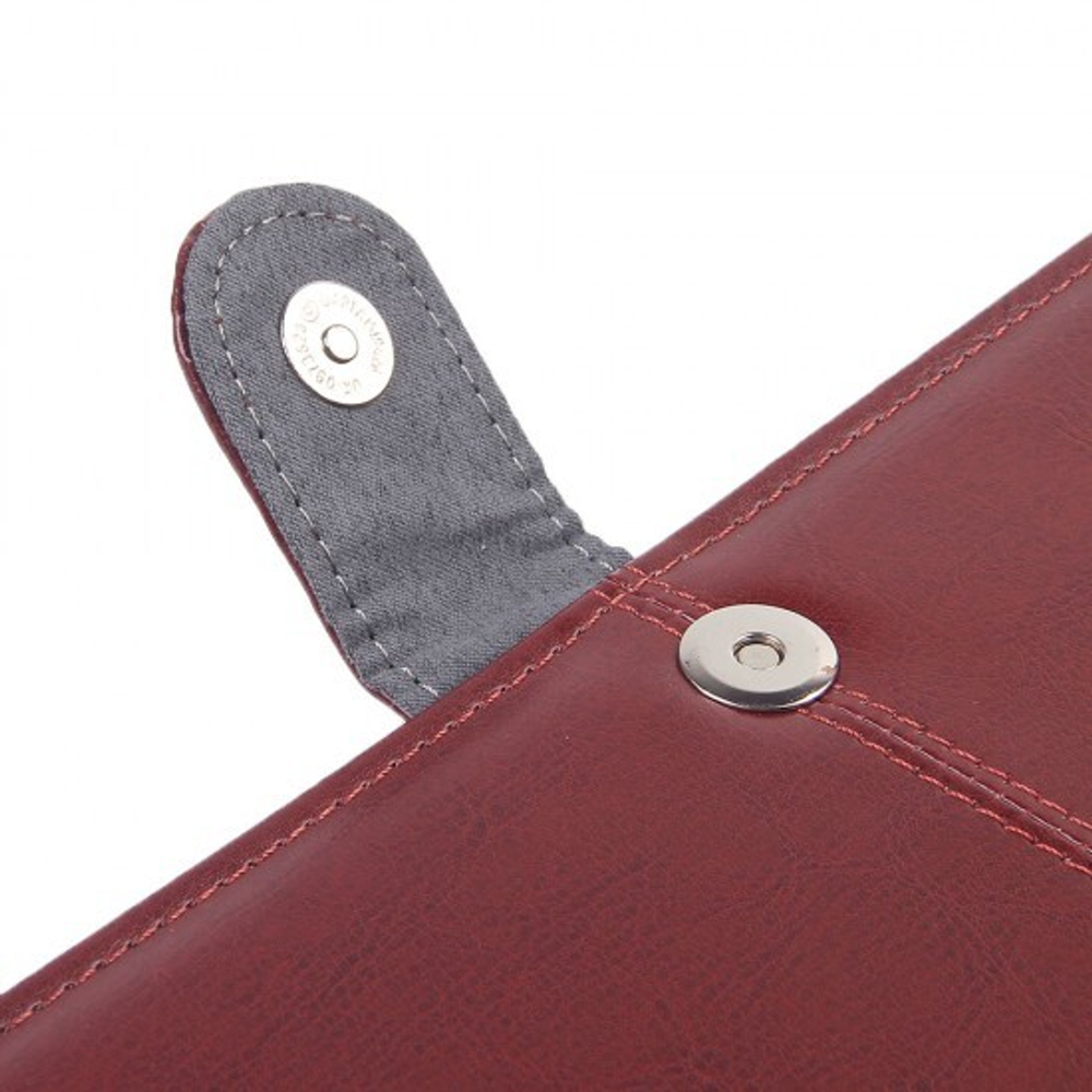 Чехол для MacBook Air 13.3 (A1932/A2179), PU, 012429 Темно-розовый