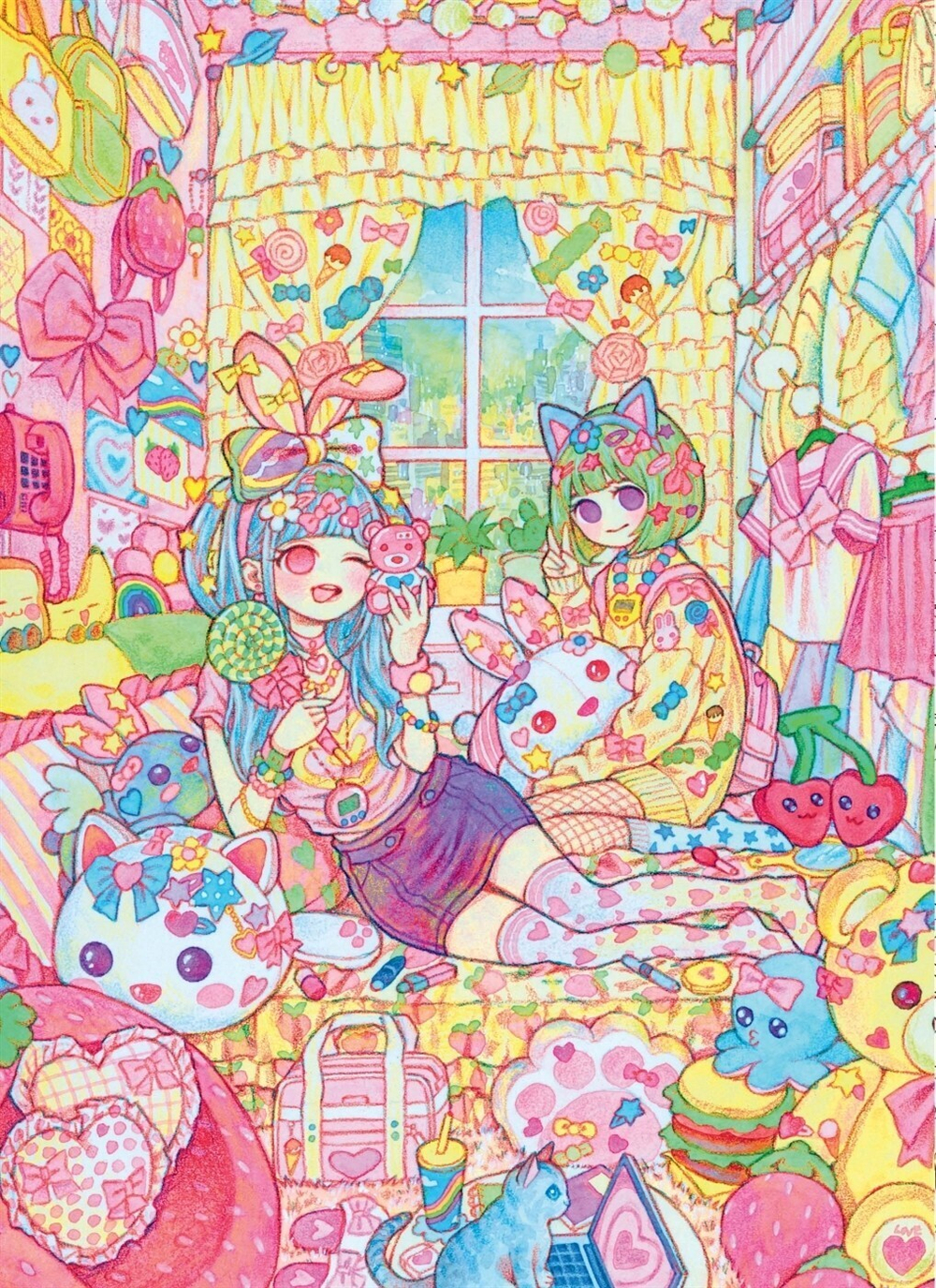 Rowon's Mongrel Daily Girl. Part 1. Coloring Book