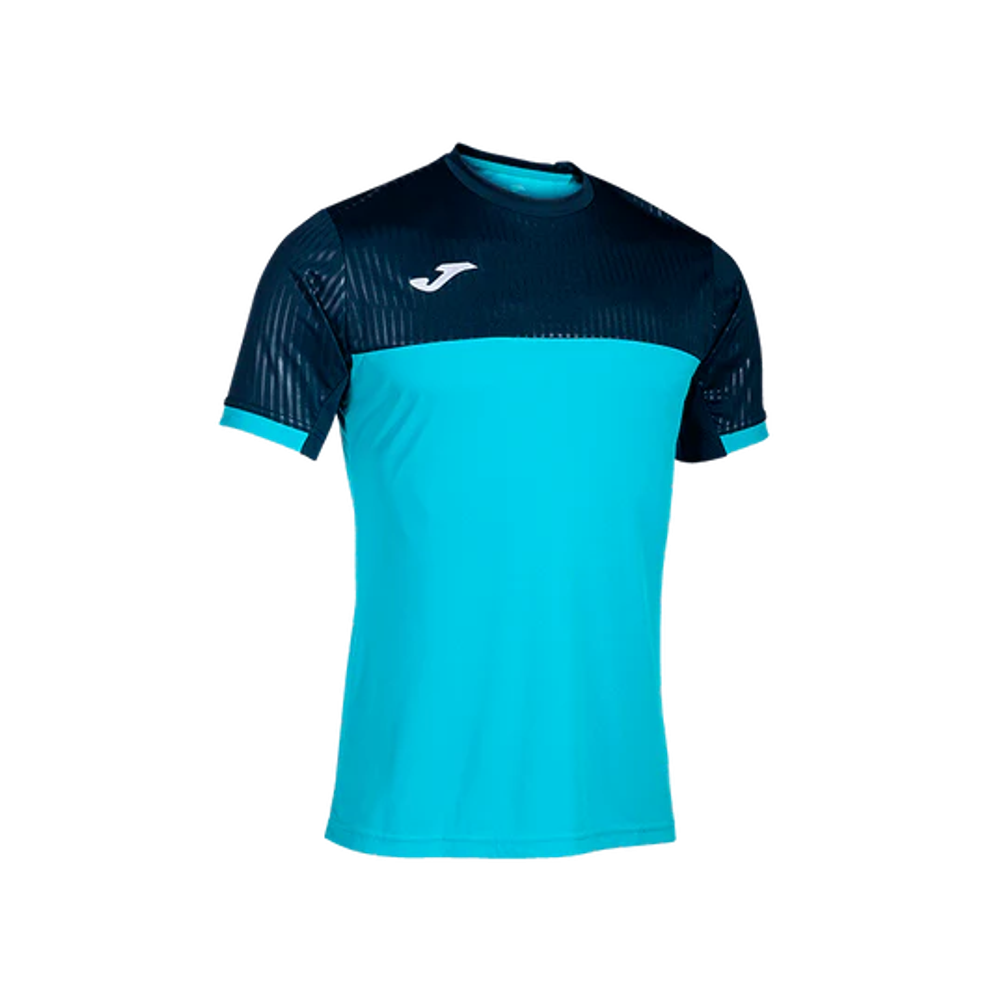 Футболка для падел Joma Montreal Светло-голубая | Спортивная мужская одежда