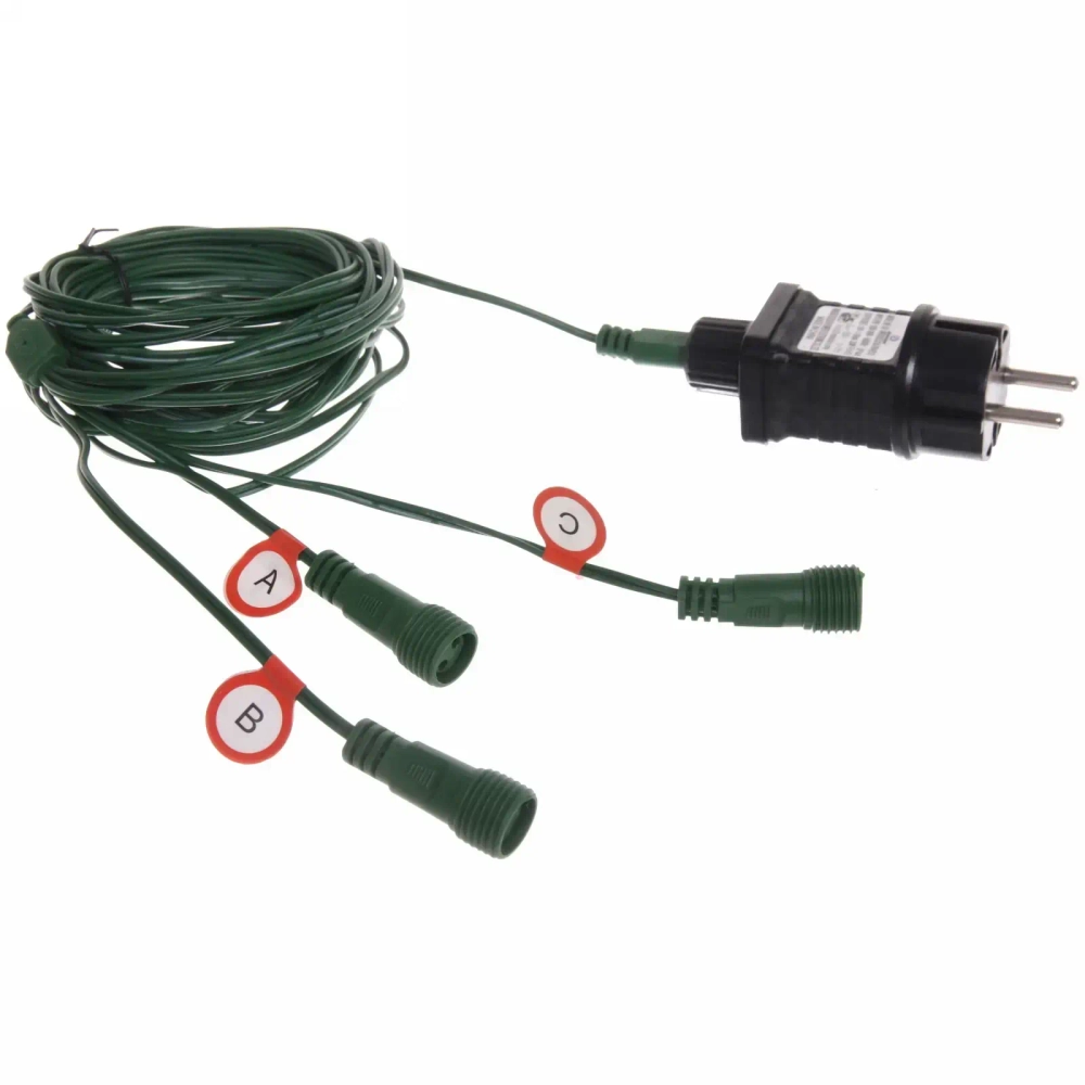 Ёлка «Ночные огни» 210 см, ПВХ 320 ламп LED (1161 ветка)