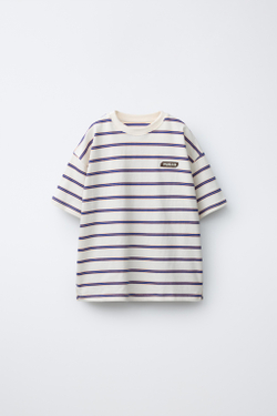 ZARA X PUKAS ФУТБОЛКА В ПОЛОСКУ PUKAS SURF, РАЗНОЦВЕТНЫЙ