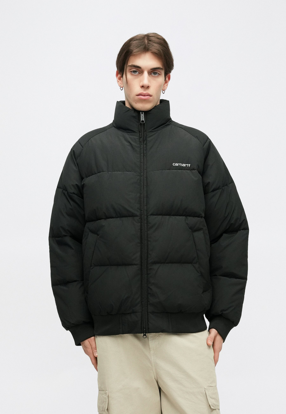 Carhartt WIP NEBRASKA - Зимняя куртка - Чёрный