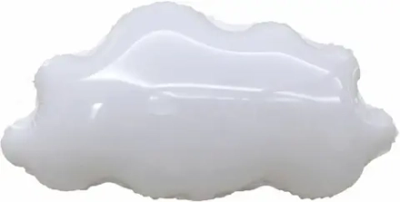 Шар (23""/58 см) Фигура, Облако, Белый, 1 шт. Д3