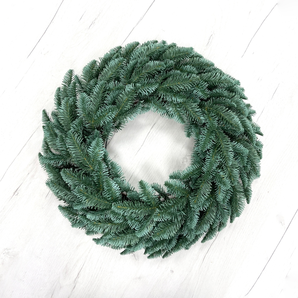 Венок рождественский 60см ChristmasDeLuxe зеленый