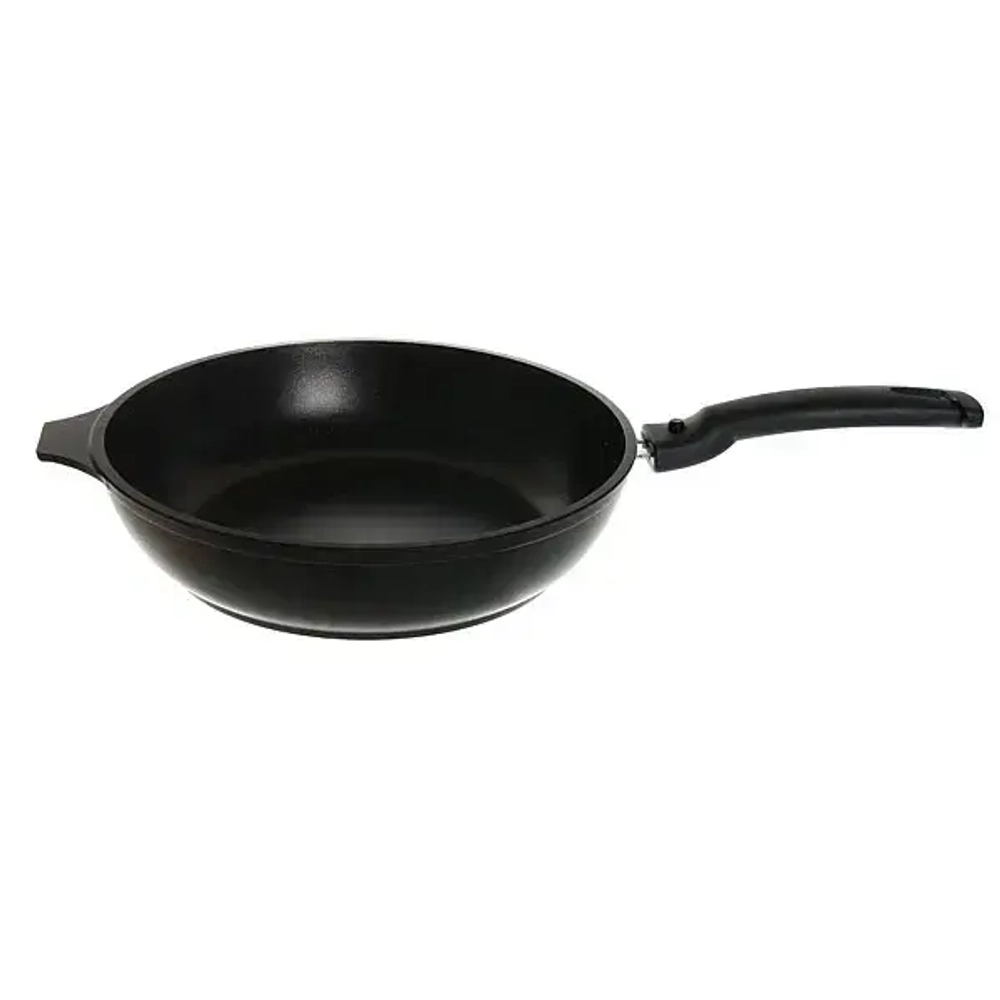 Сковорода 24см литой алюминий со съемной ручкой КМ-с246а