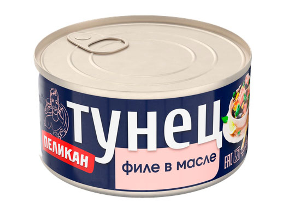 Тунец филе в масле СКИПДЖЕК 185г