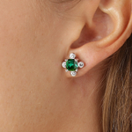 Серьги Dyrberg Kern GIGI SS EMERALD GREEN 430049