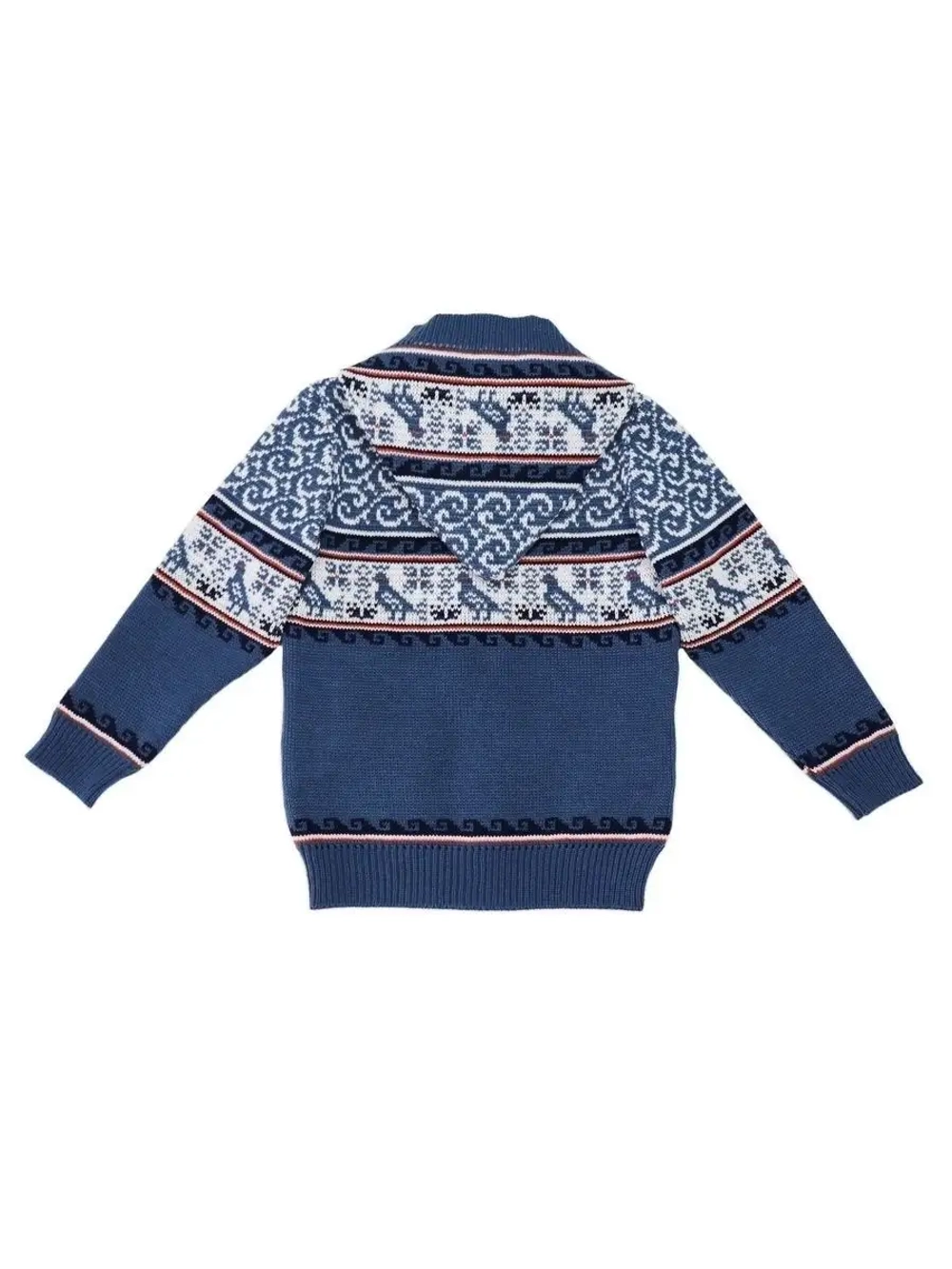 Кофта вязаная с капюшоном