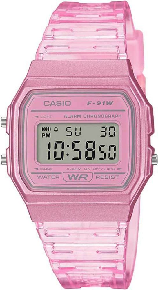 Японские наручные часы Casio Collection F-91WS-4EF с хронографом