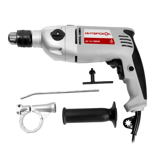 Дрель ударная ИНТЕРСКОЛ ДУ-16/1000ЭР
