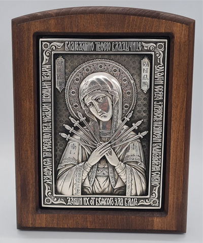Икона подар.сер 10*14 БМ Семистрельная (Ков) 10669647