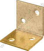 ЗУБР УМШ-2.0 25х25х25 х 2 мм, желтый цинк, широкий мебельный уголок (31033-25)