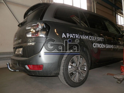 Фаркоп оцинкованный Galia C068A для Citroen C4 Picasso, C4 Grand Picasso 2013-, Peugeot 308 хетчбек, универсал 2013-(паспорт и сертификат в комплекте)(без электрики)