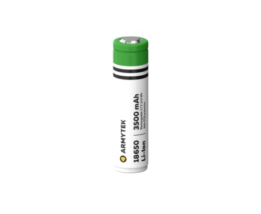 Armytek — Аккумулятор защищенный (18650 Li-Ion with PCB - 3500 mAh)
