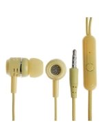 Наушники CB-52, проводные, вакуумные, микрофон, 1 м, Jack 3.