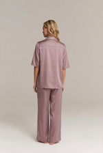 Пижамная рубашка из шелка