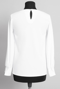 Блузка женская 2328ЮП, белый #86Бел092328ЮП