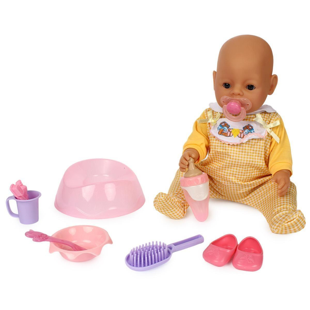 Пупс функциональный с аксесс., короб. R322002-5